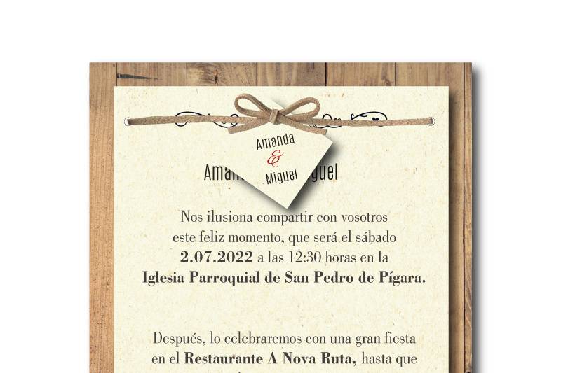 Invitación B103002