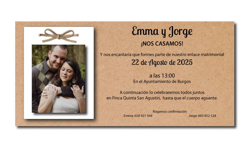 Invitación B103082