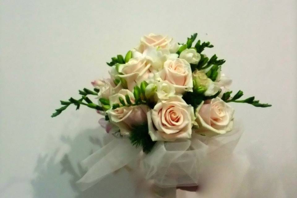 Bouquet en tonos pastel