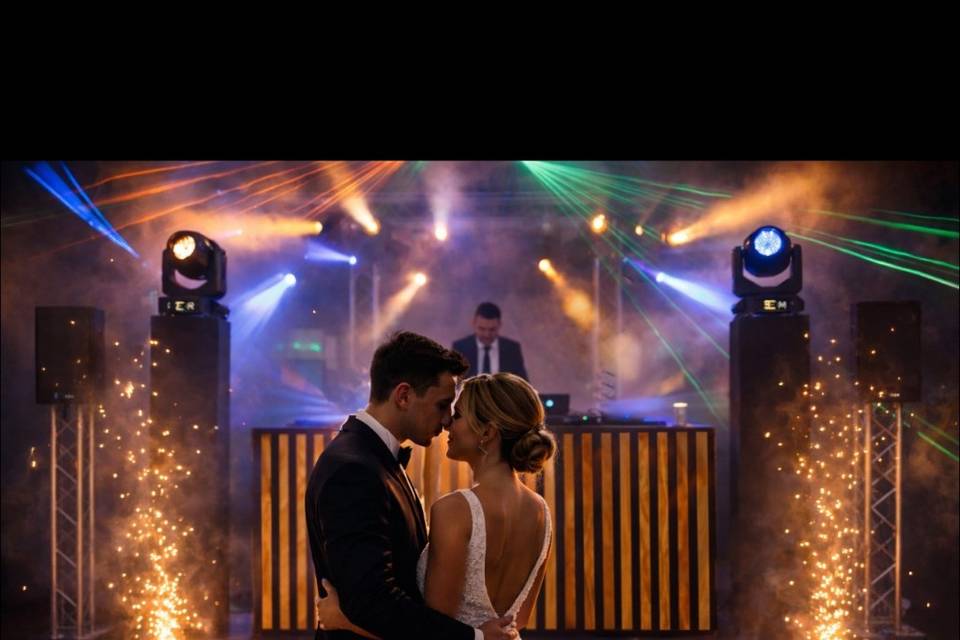 Baile + chispas