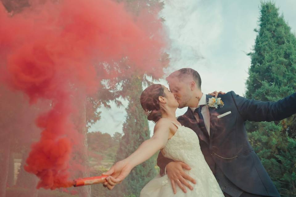 Sesión durante la boda