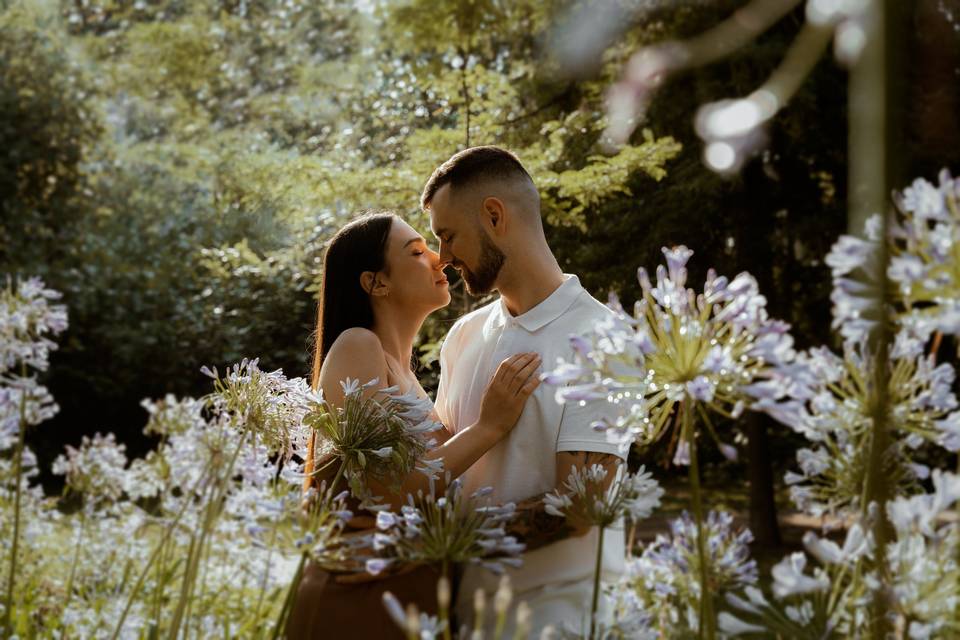 Preboda en un parque de Madrid