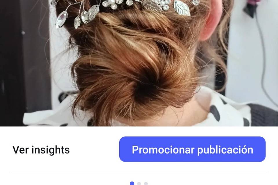 Moño bajo informal