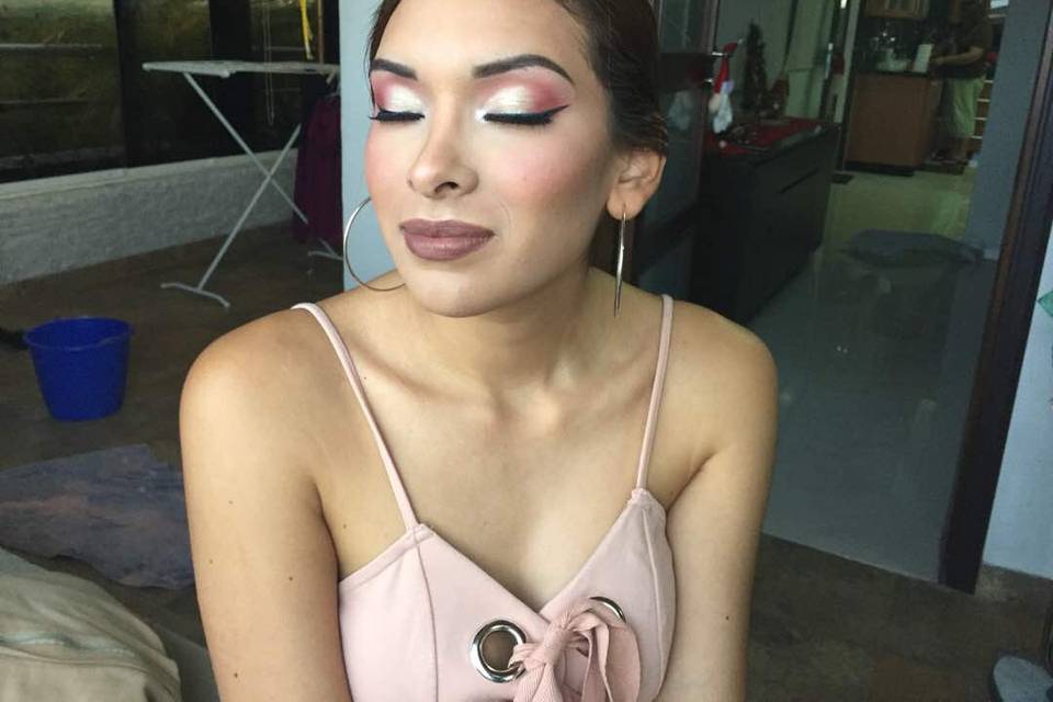 Andrea P makeup