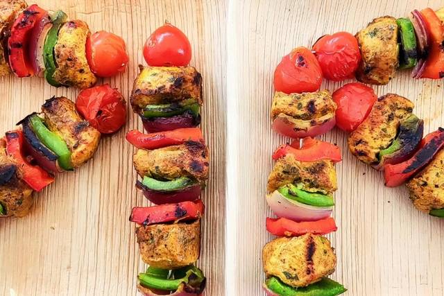 Brocheta de pollo