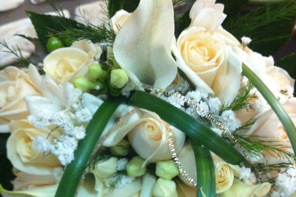 Bouquets de hortensias