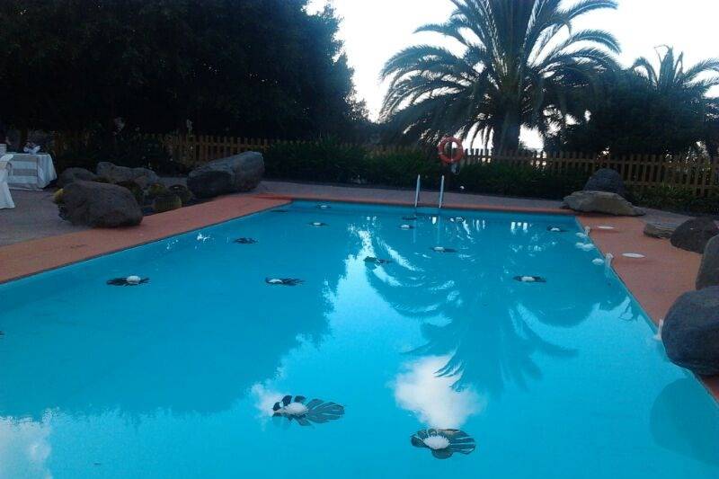 Piscina en Hacienda de Anzo