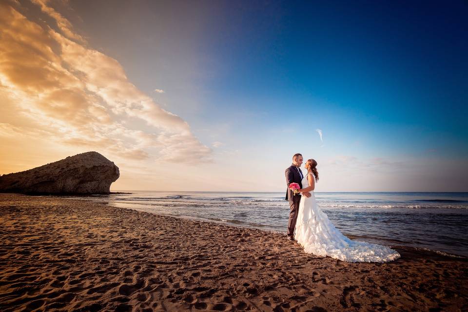 Postboda en la playa