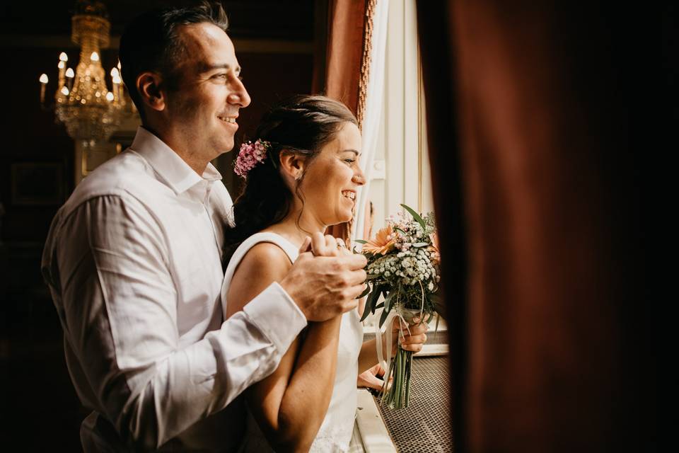 Boda en el Saló de Cent de Barcelona