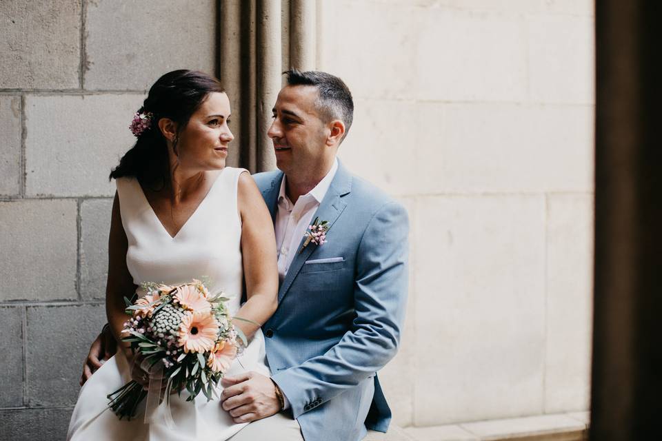 Boda en el Saló de Cent de Barcelona