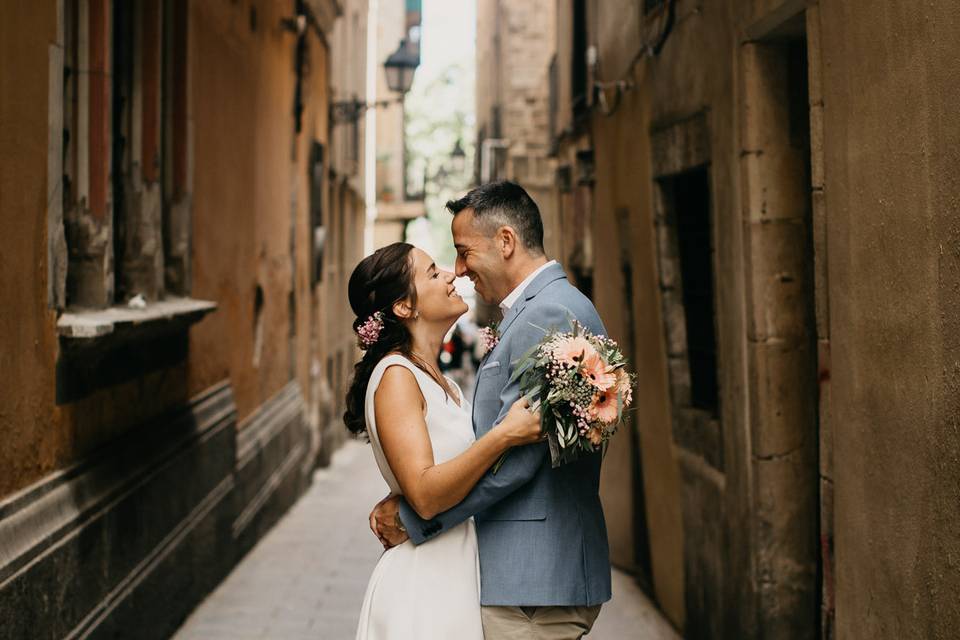 Boda en el Saló de Cent de Barcelona