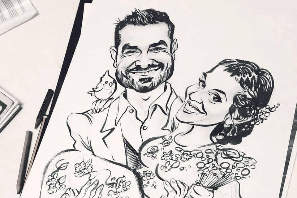 Caricaturas para invitaciones