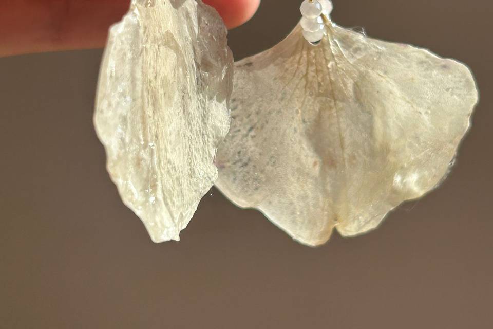Pendientes pétalos