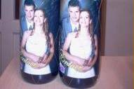 Botellas personalizadas de boda