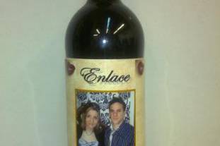 Botellas personalizadas de boda