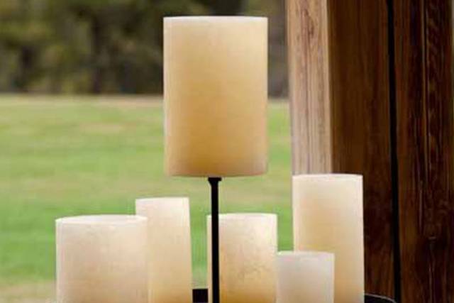 Cilindro decorativo de cera