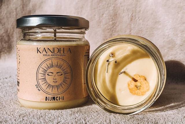 Vela de naranja y canela