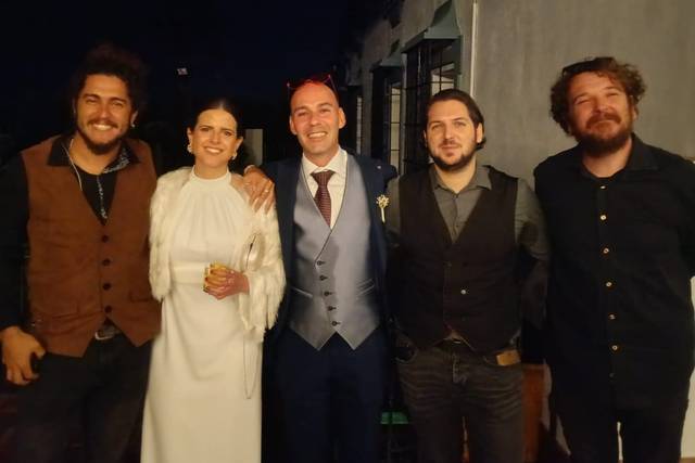 Con los novios