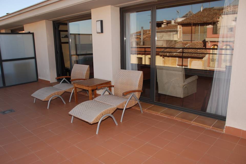 Terraza suite gran hotel