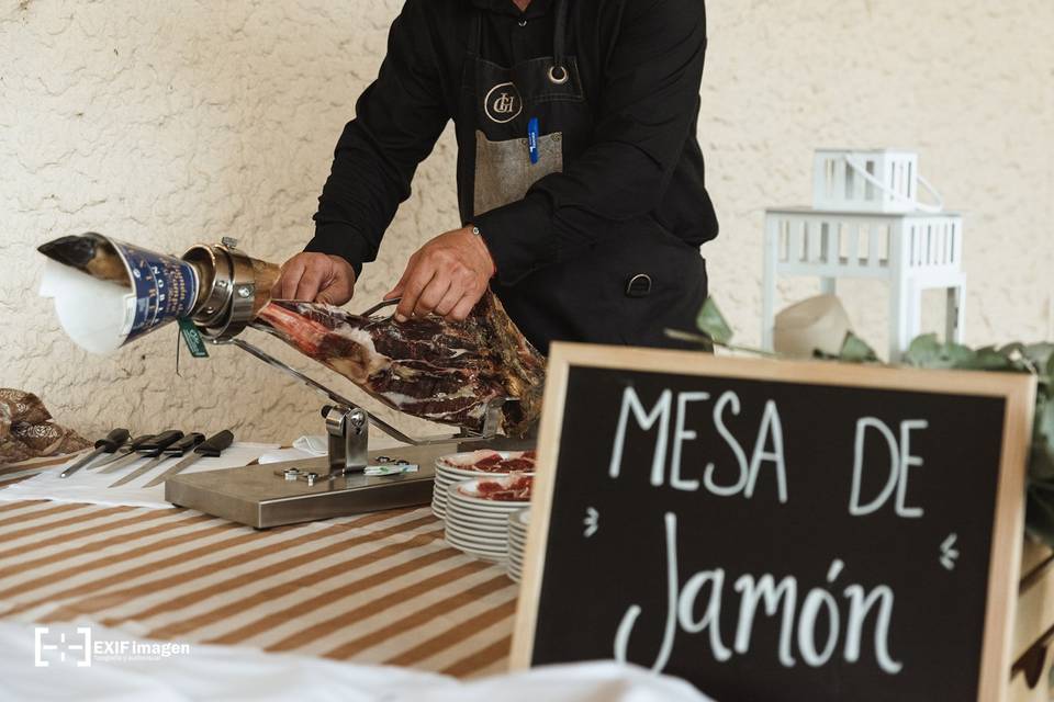 Mesa de jamón