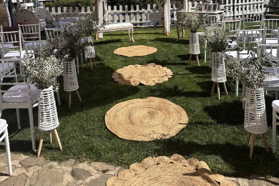 Decoración ceremonia