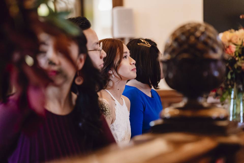 Novia en el altar