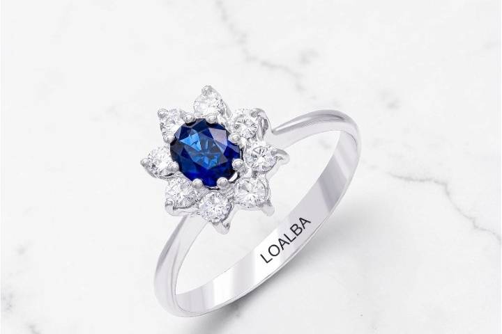 Anillo compromiso Lady Di