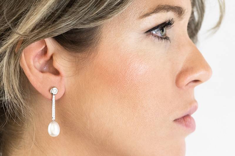 Pendientes  novia largos