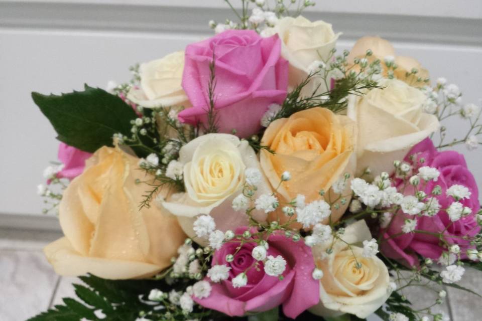 Bouquet de rosas de colores