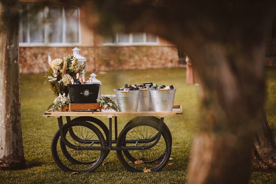 Carrito de bebidas