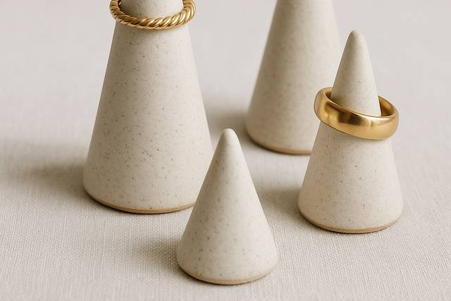 Porta anillos cono