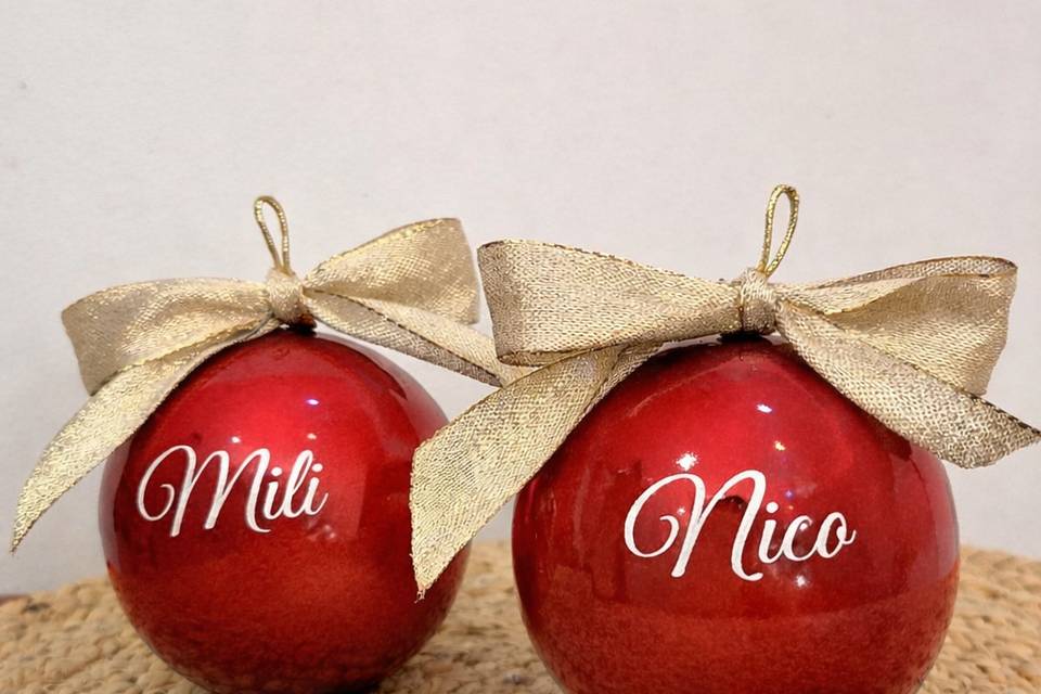 Bolas de navidad personalizada