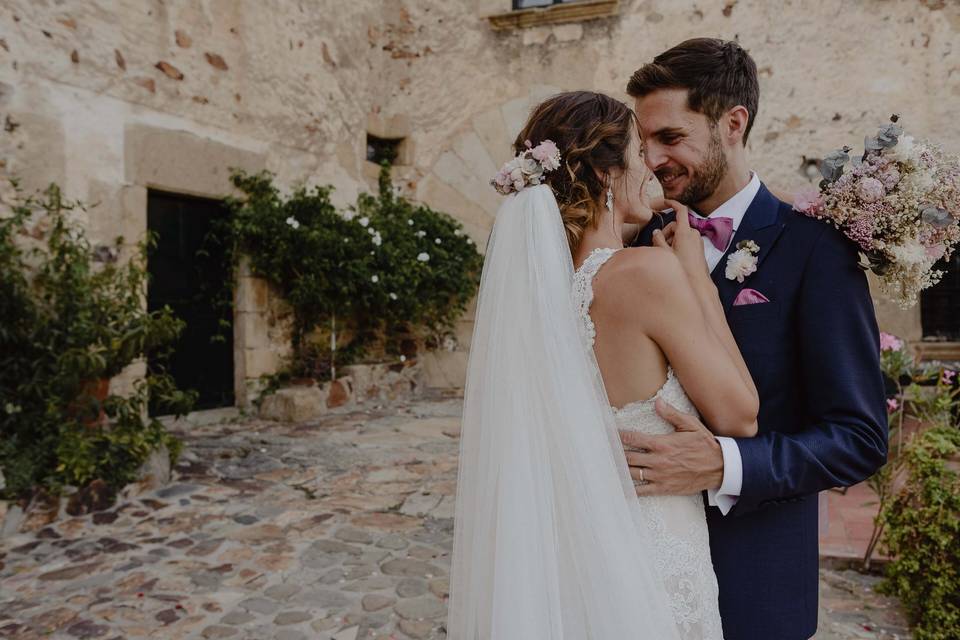 Novios en el banquete