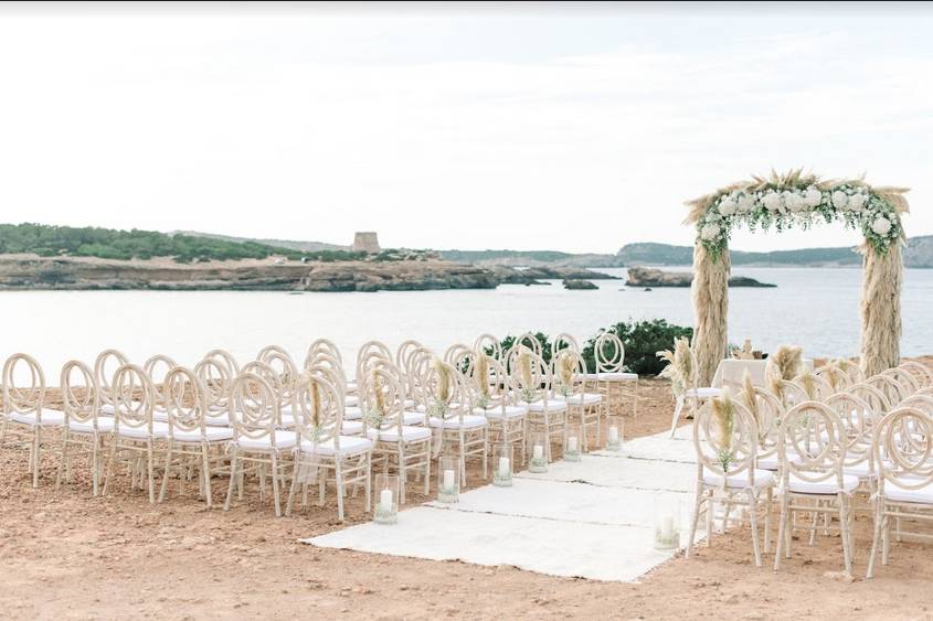 Ceremonia con vistas al mar