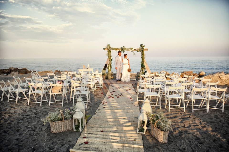 Ceremonia en la playa