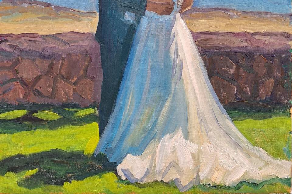 BODA AL ÓLEO en sesión única