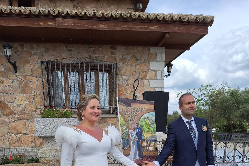 LOS NOVIOS Y SU PINTURA