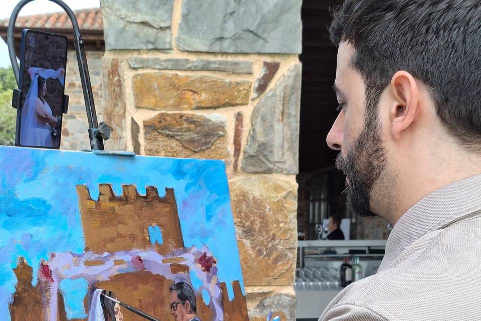 PINTANDO BODA EN VIVO