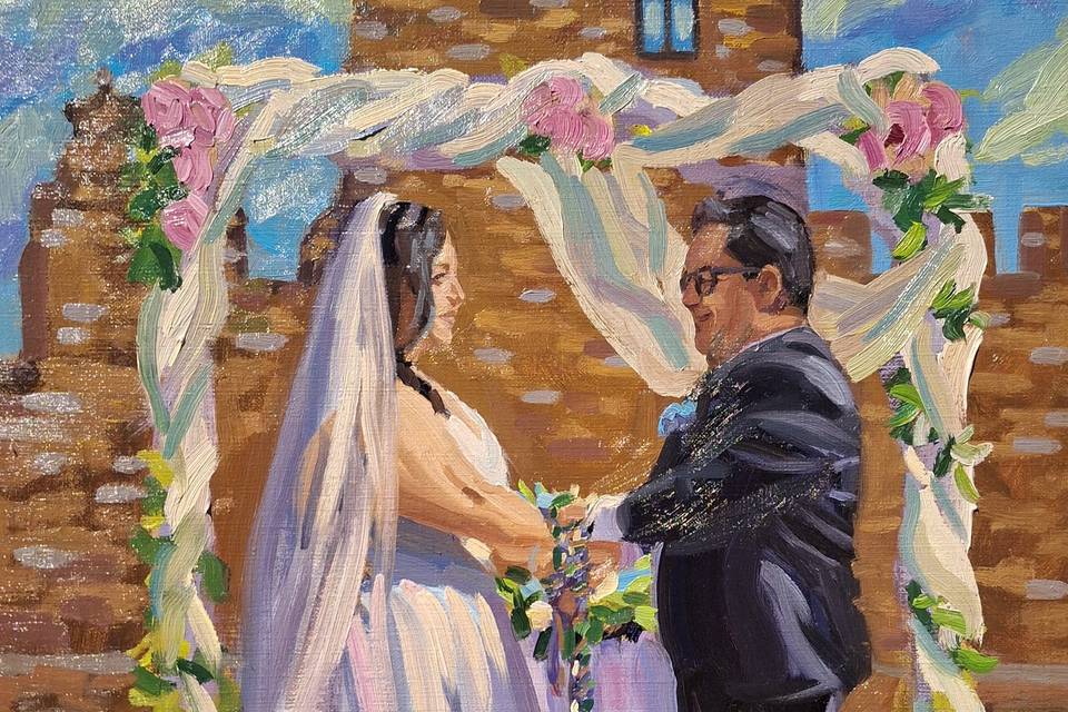 BODA AL ÓLEO en sesión única
