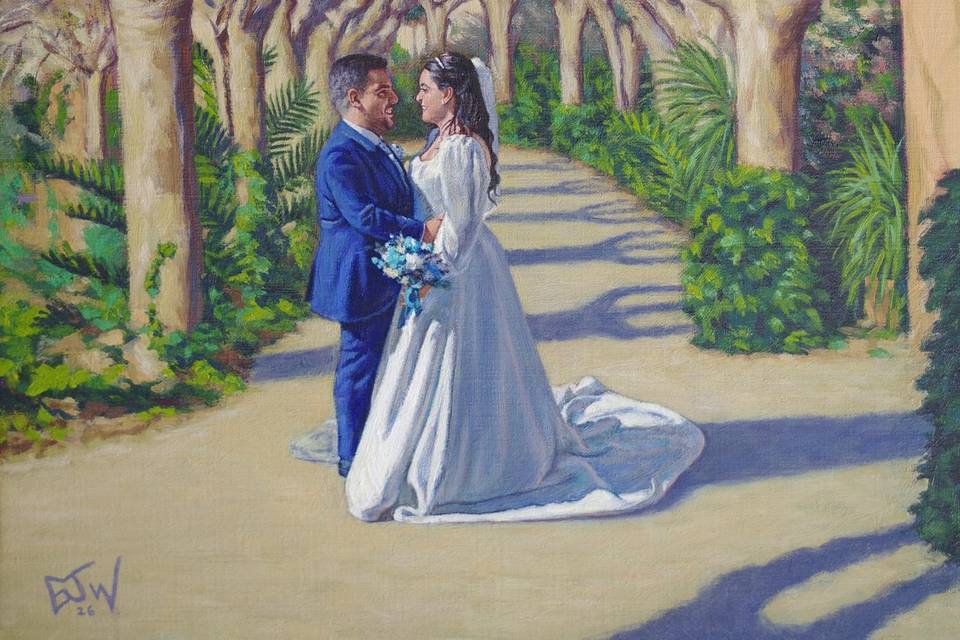 BODA AL ÓLEO varias sesiones