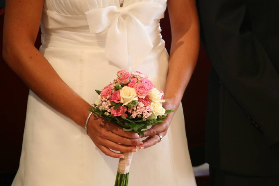 Mini bouquet rosas