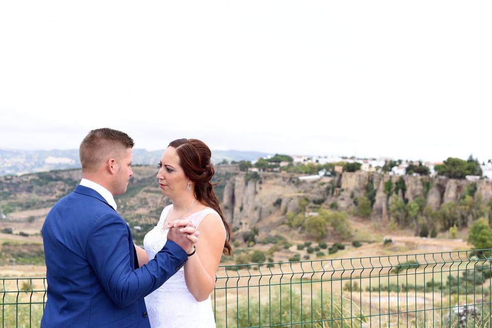 Boda y las vistas de Ronda