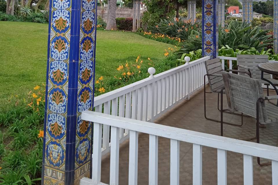 Pérgola para ceremonia