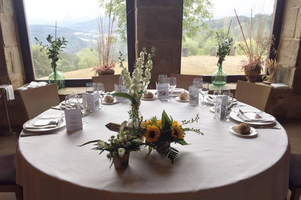 Comedor para bodas pequeñas