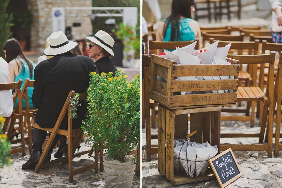 Detalles de la boda civil