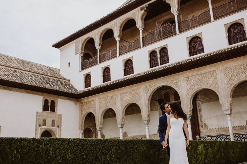 Postboda en Alhambra