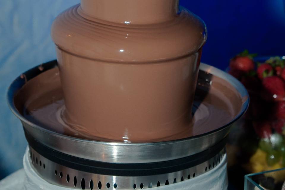 Fuente de chocolate belga