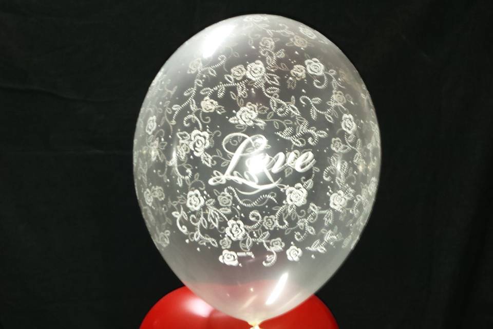 Bouquet de globos cristal