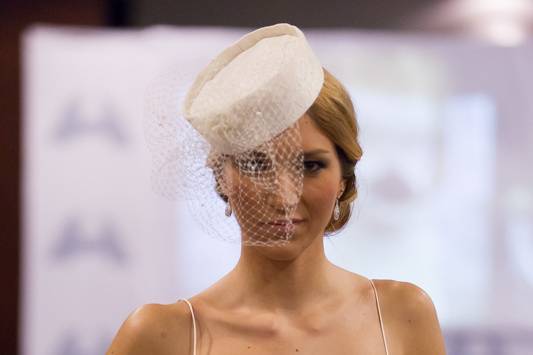 Casquete chanel de novia