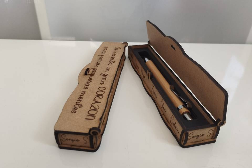 Caja bolígrafo personalizada